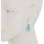 Sterling Silver With Amazonite Multi Gemstone Wholesale Fashion Jewelry Drop Earrings