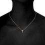 PAVOI 14K Yellow Gold Plated Cubic Zirconia Initial Necklace | Letter Necklaces for Women