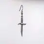 Gothic Dagger Sword Pirate Medieval Renaissance Silver Finish Dangle Earrings Gothic Dagger Sword Pirate Medieval Renaissance Silver Finish Dangle Earrings