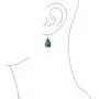 Large Shell Natural Genuine Gemstones Pear Shaped Teardrop Dangle Leverback Earrings For Women Teen 925 Sterling Silver Large Shell Natural Genuine Gemstones Pear Shaped Teardrop Dangle Leverback Earrings For Women Teen 925 Sterling Silver