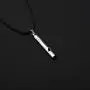POTIY Whistle Pendant Necklace Coach Whistle Emergency Survival Whistle for Camping Hiking Hunting and Pet Training Cylinder Pendant Necklace for Men and Women