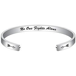 Bracelets for Women Personalized Gifts - Engraved Quote Inspirational Bracelet Birthday Christmas Funny Gifts for Best Friend, Daughter, Son, Sister, Niece, Mom, Coworkers, Stainless Steel Jewelry