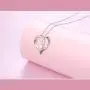 925 Sterling Silver Jewelry Engraved Always My Mother Forever My friend/I Love You to The Moon and Back Pendant Necklace for Women Girls Mom Wife Daughter Christmas Gift Love Heart Necklaces