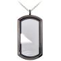 Paialco Magnetic Rectangle Glass Window Floating Locket Pendant Necklace