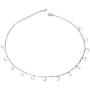 EGOO&YAMEE Coink Choker Necklace Star and Moon Handmade Dainty Layered Choker Necklace Set for Women Girls