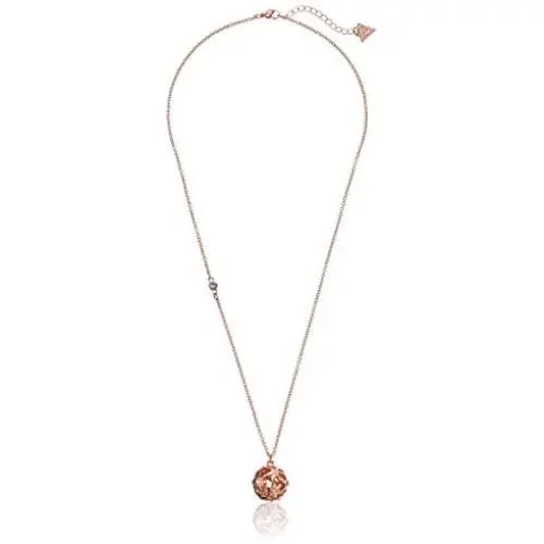 GUESS ''Basic'' Floral Ball Pendant Necklace