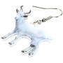 DUOWEI Acrylic Lovely Goat Earrings Goat Dangle Jewelry for Women Girls Teens Charms Goat Gifts