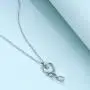 YFN Sterling Silver Caduceus Angel Nursing Themed Stethoscope Pendant Necklace 18''
