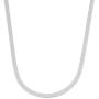 Verona Jewelers Sterling Silver 3.3MM Flexible Flat Herringbone Chain Necklace Men Women 16, 18, 20, 22, 24 Inch 925 Made in Italy