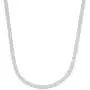 Verona Jewelers Sterling Silver 3.3MM Flexible Flat Herringbone Chain Necklace Men Women 16, 18, 20, 22, 24 Inch 925 Made in Italy