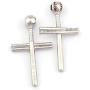 Gungneer Cross Baseball Necklace Pendant Stainless Steel Keel Chain Softball Sports Strength Jewelry Gift Men Women