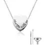 Cat Eye Jewels Stainless Steel A Piece of mMy Heart has Wings Heart Pendant Cremation Keepsake Ash Holder Memorial Urn Necklace for Ashes with Funnel Kit Cat Eye Jewels Stainless Steel A Piece of mMy Heart has Wings Heart Pendant Cremation Keepsake Ash Holder Memorial Urn Necklace for Ashes with Funnel Kit