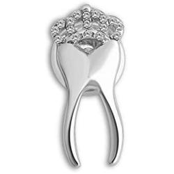 BAUNA Dental Assistant Pin Tooth Brooch Pins Gift for Dentist Hygienist Graduation Jewelry Gifts Medical Student Gifts
