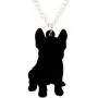 DUOWEI Acrylic Cute French Bulldog Pug Dog Necklace Anime Halloween Pendant Jewelry for Women Teen Girls Charms Gifts DUOWEI Acrylic Cute French Bulldog Pug Dog Necklace Anime Halloween Pendant Jewelry for Women Teen Girls Charms Gifts
