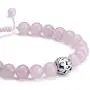 Top Plaza Healing Crystal Stone Bead Braided Bracelet Adjustable Gemstone Beaded Bracelets Yoga Meditation Reiki Balancing Quartz Jewelry for Womens Mens