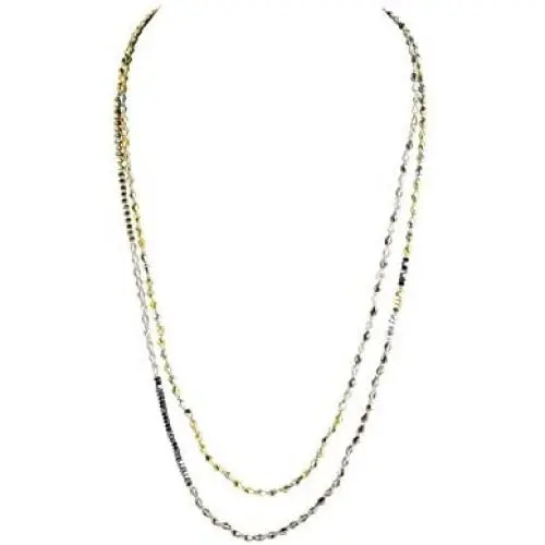 LYNMOS Layering Necklaces Elegant Gold Boho Jewelry Black Small Beaded Hematite Crystal Rhinestone Beads Long Necklace Gift for Women LYNMOS Layering Necklaces Elegant Gold Boho Jewelry Black Small Beaded Hematite Crystal Rhinestone Beads Long Necklace Gift for Women
