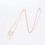 QIAN0813 Geometric Origami Lion Pendant Necklace Hollow Animal Hypoallergenic Jewelry for Women Men