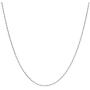 Sterling Silver Diamond Cut High Polished 1mm Italian Twisted Rope Chain Necklace 16''-24''
