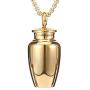 Stainless Steel Angel Wings Heart Cross Urn Pendant Necklace Memorial Ash Keepsake Cremation Jewelry