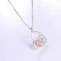 Dolphin Necklace Serling Silver Love Heart Dolphin Pendant Necklace Gifts for Women Teens Girls Dolphin Lover