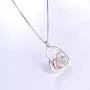 Dolphin Necklace Serling Silver Love Heart Dolphin Pendant Necklace Gifts for Women Teens Girls Dolphin Lover