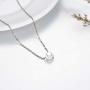 14K Solid Gold Pearl Necklace for Women, Real Freshwater Cultured Pearl Pendant Necklace 7.5mm Dainty Single Pearl Choker Adjustable Necklaces Fine Jewelry Gift for Her, Mom, Wife 16''-18''