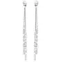 Fashion Long Tassel Crystal Pearl Two Ways Wear Cubic Zirconia Hypoallergenic & Nickel Free Stud Drop Dangle Earrings Jewelry for Girls Women, Chic Silver Fashion Long Tassel Crystal Pearl Two Ways Wear Cubic Zirconia Hypoallergenic & Nickel Free Stud Drop Dangle Earrings Jewelry for Girls Women, Chic Silver