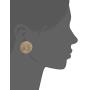 Touchstone''Tribal Bohemian Chic'' Indian Bollywood artistic fringes motif designer jewelry earrings for women