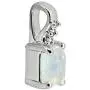 YoTreasure 0.58 ct Moonstone Solid 925 Sterling Silver Chain Pendant YoTreasure 0.58 ct Moonstone Solid 925 Sterling Silver Chain Pendant