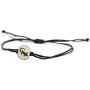 Stainless Steel Animal Charms on Double Black String Adjustable Bracelet for Men and Women - Waterproof, Hypoallergenic Jewelry