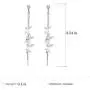 Nanafast Butterfly Long Dangle Earrings for Women & Girl Crystal Alloy Butterfly Tassel Piercing Earrings Jewelry Gift