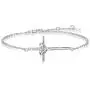 YZSFMZGE Cross Bracelet for Women 925 Sterling Silver Adjustable Bracelet YZSFMZGE Cross Bracelet for Women 925 Sterling Silver Adjustable Bracelet