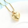 mingkejw Cremation Jewelry for Ashes Stainless Steel Love Heart Urn Pendant Locket Keepsake Memorial Necklace for Human Ashes Holder