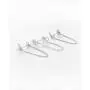 Highstreet .925 Sterling Silver dangling drop chain earrings for women | elegant design | hypoallergenic | light and easy on the ear for all day use Highstreet .925 Sterling Silver dangling drop chain earrings for women | elegant design | hypoallergenic | light and easy on the ear for all day use