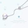 J.LUNA The Countess, Necklace Gifts for Mom Crystal White Pearl Sterling Silver Y Necklace for Women Jewelry with Cubic Zirconia Hypoallergenic Material with Gift Box, Christmas Birthday Gifts