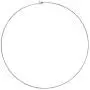 AeraVida Must Have 2mm Slim Wire Hook .925 Sterling Silver Choker Necklace