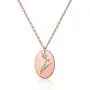 MONOOC Birth Flower Necklace, 14K Rose Gold Plated Oval Birth Month Floral Necklace Minimalist Dainty Birthflower Charm Necklace Jewelry Personalized Birthday Bridesmaid Gifts for Her MONOOC Birth Flower Necklace, 14K Rose Gold Plated Oval Birth Month Floral Necklace Minimalist Dainty Birthflower Charm Necklace Jewelry Personalized Birthday Bridesmaid Gifts for Her