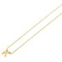 Me Plus Petite Initial Letter Alphabet Pendant Charm Gold Dipped Necklace Gold Silver Rosegold (23 Letters)
