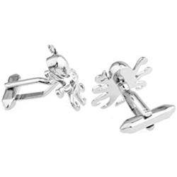 Classic Animal Cufflinks for Mens Jewelry The Octopus Design in 3 Colors