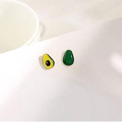 HANGO fashionable and versatile creative earrings, avocado earrings, fruit series earrings, short earrings, suitable for Valentines Day gifts, birthday parties, and Mothers Day gifts