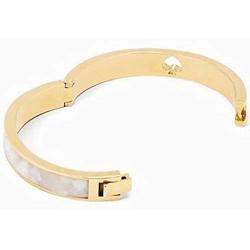 Kate Spade New York Hole Punch Spade Hinge Bangle Pearl Bracelet