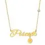 FAMARINE Zodiac Gifts Necklace for Women, Letter Pendant Zodiac Gold Necklace, 12 Constellation Astrology Fashion Jewelry Birthday Gift for Her