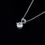 1 Carat Moissanite Pendant Necklace 14K White Gold Plated 925 Sterling Silver for Women Girls, Chain 18 + 2 inch Extender… 1 Carat Moissanite Pendant Necklace 14K White Gold Plated 925 Sterling Silver for Women Girls, Chain 18 + 2 inch Extender…