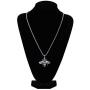 Iced Out Full Cubic Zircon Animal Bee Pendant Necklace Gold Silver Color Charm Hip Hop Jewelry Gifts for Men Women