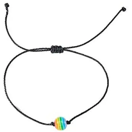 VNOX Gay Pride Jewelry 10 Pcs Handmade Braided Rope Rainbow Pinky Promise Cord Bracelets Friendship String Bracelets for Gay Lesibian LGBTQ VNOX Gay Pride Jewelry 10 Pcs Handmade Braided Rope Rainbow Pinky Promise Cord Bracelets Friendship String Bracelets for Gay Lesibian LGBTQ