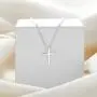 Molly B London Sterling Silver Faith Rounded Cross Necklace - Perfect Girls Holy Communion gift & Christening jewelry Molly B London Sterling Silver Faith Rounded Cross Necklace - Perfect Girls Holy Communion gift & Christening jewelry