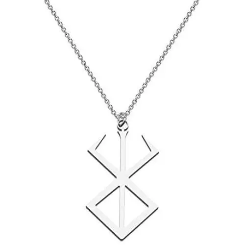CENWA Viking Jewelry Berserker Rune Stainless Steel Pendant Necklace Amulet Talisman Sign Necklace CENWA Viking Jewelry Berserker Rune Stainless Steel Pendant Necklace Amulet Talisman Sign Necklace