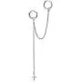 Cross Chain Drop Danlge Small Double Hoop Earrings for Women Girls Sterling Silver Huggie Tassel Slave Chain Dangling 2 Hole Pair Post Multiple Piercing Studs Cartilage Men Personalized Jewelry Cross Chain Drop Danlge Small Double Hoop Earrings for Women Girls Sterling Silver Huggie Tassel Slave Chain Dangling 2 Hole Pair Post Multiple Piercing Studs Cartilage Men Personalized Jewelry