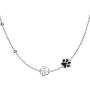YinShan Dainty S925 Sterling Silver Jewelry Adjustable Choker Necklace Chain and Bracelet
