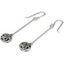 NOVICA .925 Sterling Silver Dangle Earrings Filigree Charm